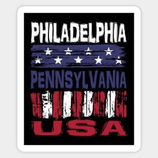 Philadelphia Pennsylvania USA T-Shirt Sticker